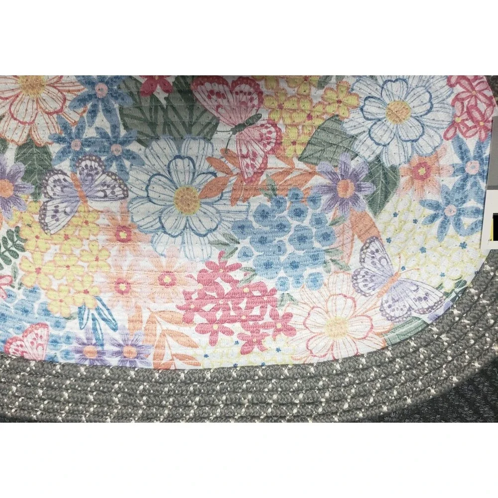 Oval Braided Kitchen Rug (18